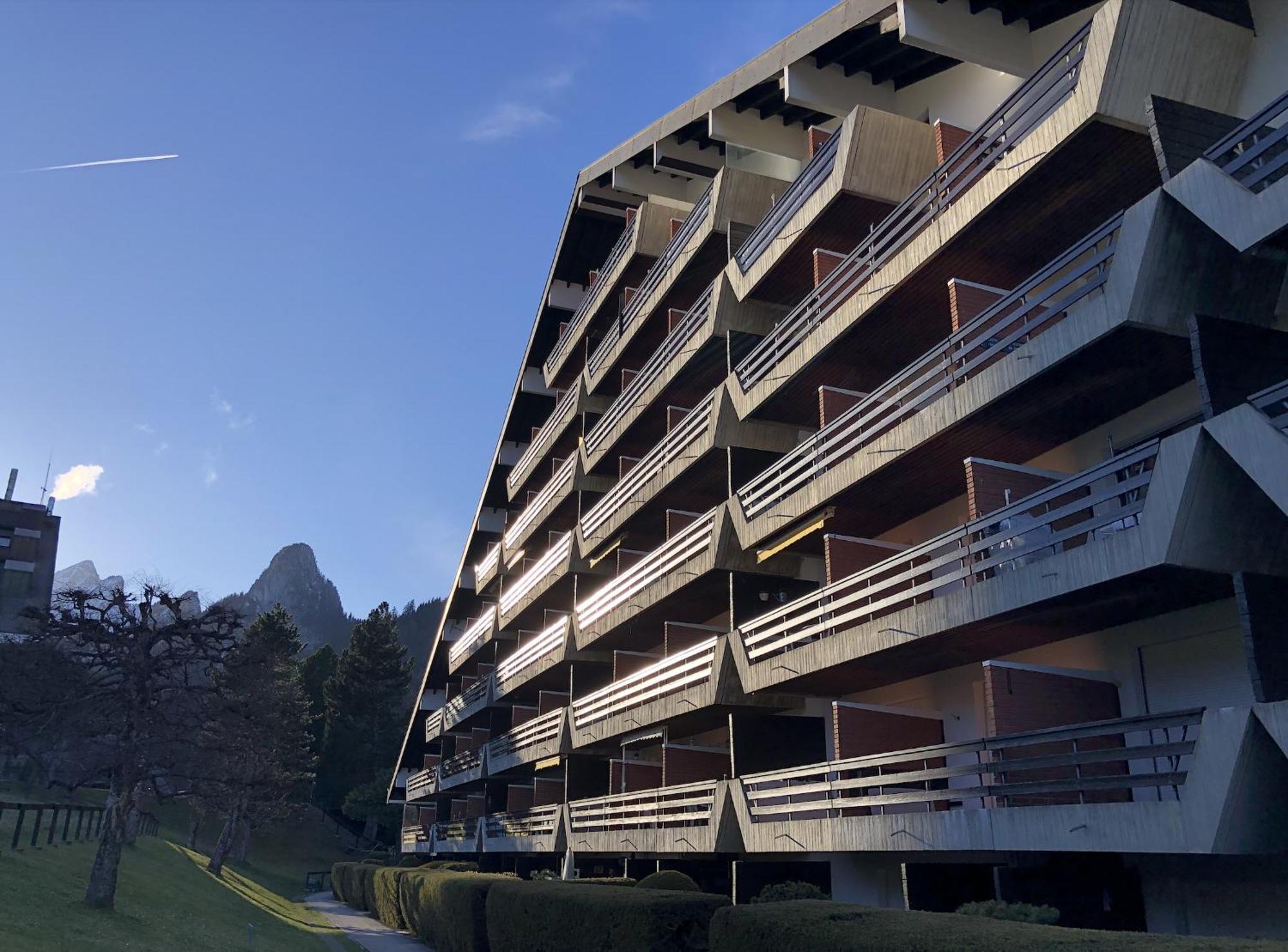 Ferienwohnung Ravissant Studio Avec Terrasse A Torgon Vionnaz Exterior foto